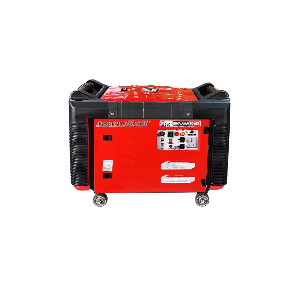 4 KVA Inverter Generator, Petrol Run, Model Osprey HP-40i, Recoil Start